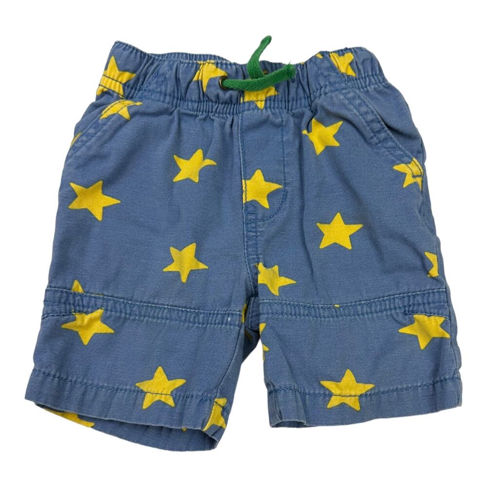 Boys Mini Boden Stars Shorts Size 6-12 months